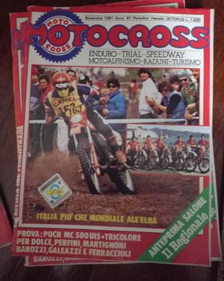 rivista MOTOCROSS numero 11 del 1981