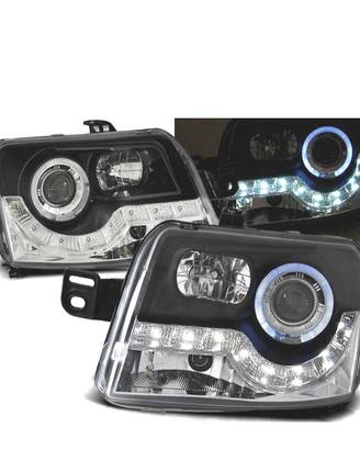 FARI DIURNI PER FIAT PANDA 03-09 NERI