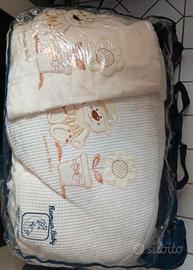 Paracolpi, piumone, lenzuolo più federa cotone