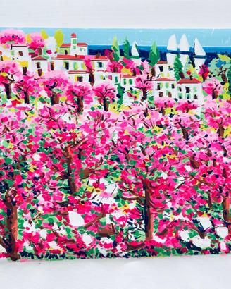 Athos Faccincani serigrafia su carta 70x100