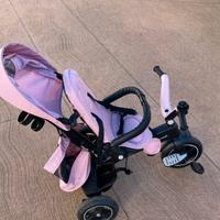 Triciclo Evolutivo Kinderkraft Easytwist Rosa