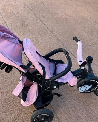 Triciclo Evolutivo Kinderkraft Easytwist Rosa