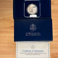 dollaro argento commemorativo 1993