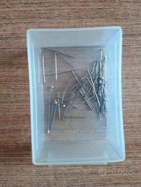 Spilli in acciaio testa tonda o piatta