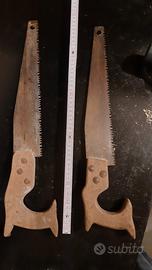 Coppia seghetti da legno vintage