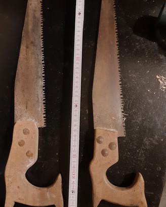 Coppia seghetti da legno vintage
