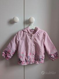 Giacca bimba impermeabile leggero