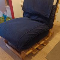 Futon Ikea Singolo con materasso doppio