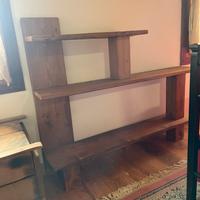 Libreria in abete artigianale 110x22xh90