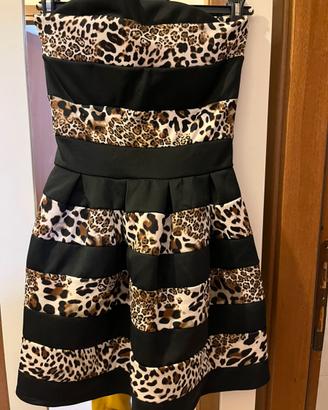 Mini abito animalier