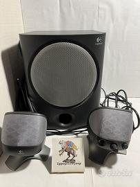 Casse Logitech X220 2.1 PC subwoofer 220-240 V