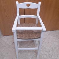 seggiolino bimbi in legno 