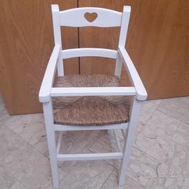 seggiolino bimbi in legno 