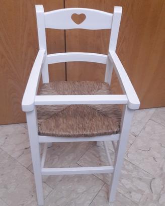 seggiolino bimbi in legno 