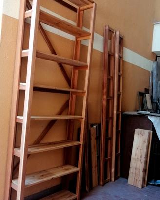 2 librerie artigianali in larice 