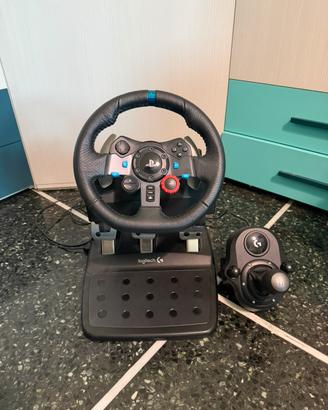 Volante Logitech G29 + Cambio Manuale