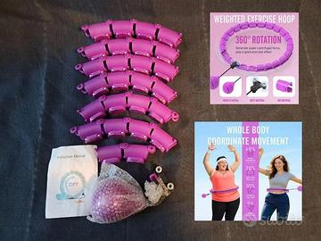 Cerchio per ginnastica regolabile con palla