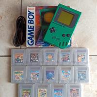 game boy verde + giochi 