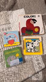 4 LIBRI BAMBINI CARTONE SPESSO