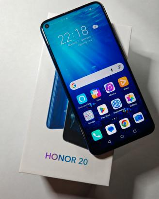 Honor 20 Blu 6Gb ram - 128GB – BATTERIA NUOVA 🔋