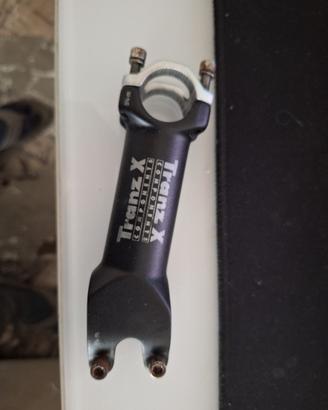 Attacco manubrio bici Tranzx 110 mm 8 gradi