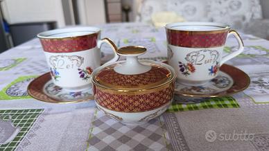 Set tazze da tea Lui&Lei con zuccheriera - Winterl
