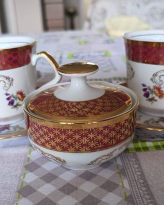Set tazze da tea Lui&Lei con zuccheriera - Winterl