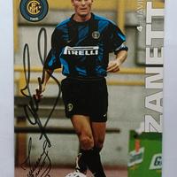 Inter Zanetti autografo originale 