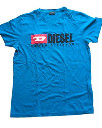 T-shirt Diesel Denim Division blu