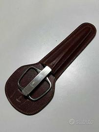 Set vintage Trussardi astuccio forbici e tagliacar