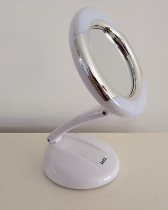 specchio trucco con luci 