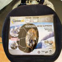 Catene da neve SUPREME 9 mm – Nuove mai usate
