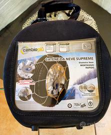 Catene da neve SUPREME 9 mm – Nuove mai usate