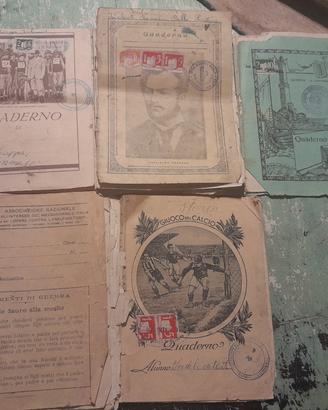 Lotto 11 quaderni storici anni 30