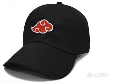 Cappello Akatsuki Naruto Nero Regolabile Anime