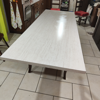 Tavolo da cucina/soggiorno con piano in marmo effe