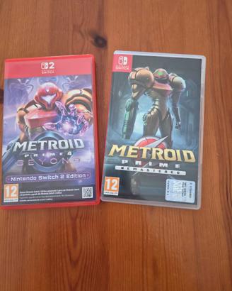 Metroid Beyond switch 2 e Metroid prime Remastered