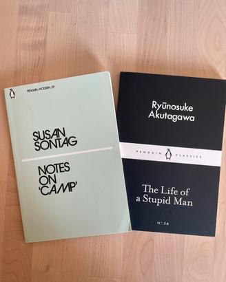 Libri brevi in inglese : Sontag e Akutagawa