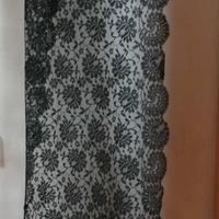 Stola/ mantilla/ sciarpa in pizzo di cotone. 