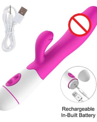 Rabbit toy rosa bianco