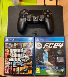 Playstation 4 slim + 2 videogiochi