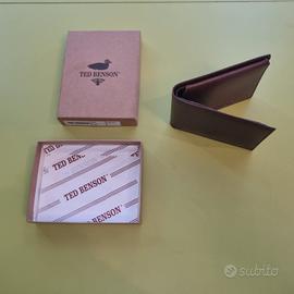 Portafoglio nuovo in cuoio Ted Benson