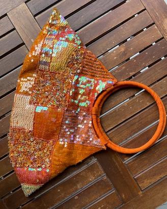 Borsa indiana con strass