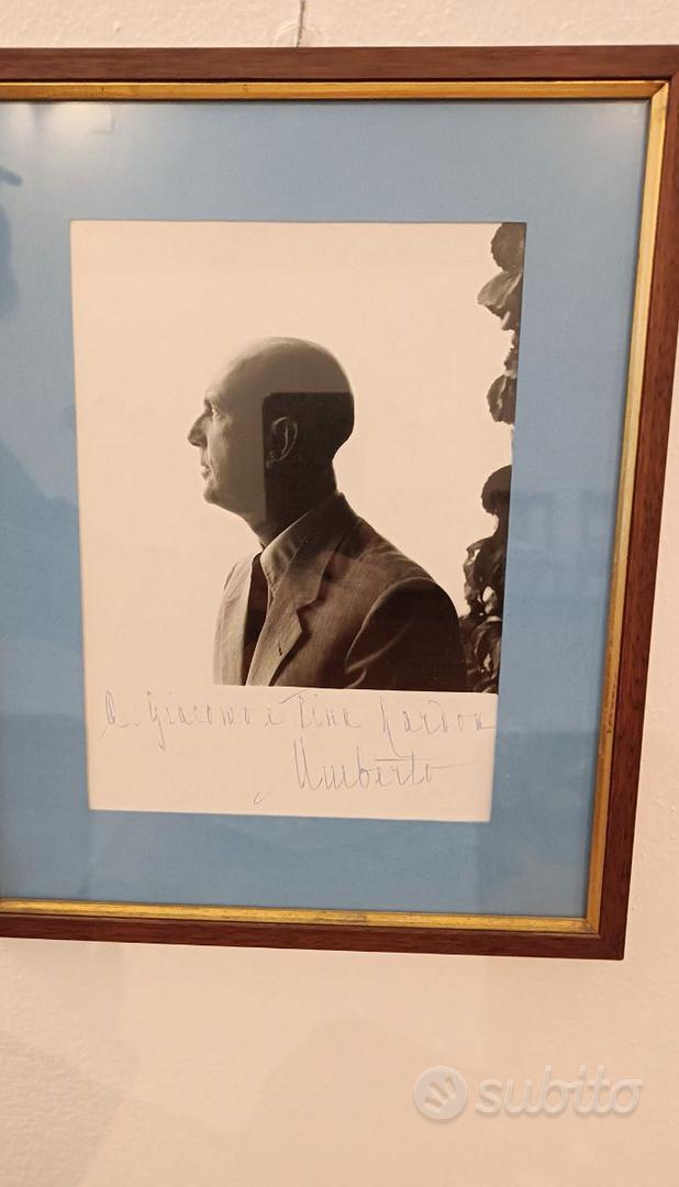 Umberto II di Savoia foto con firma autografa Collezionismo In