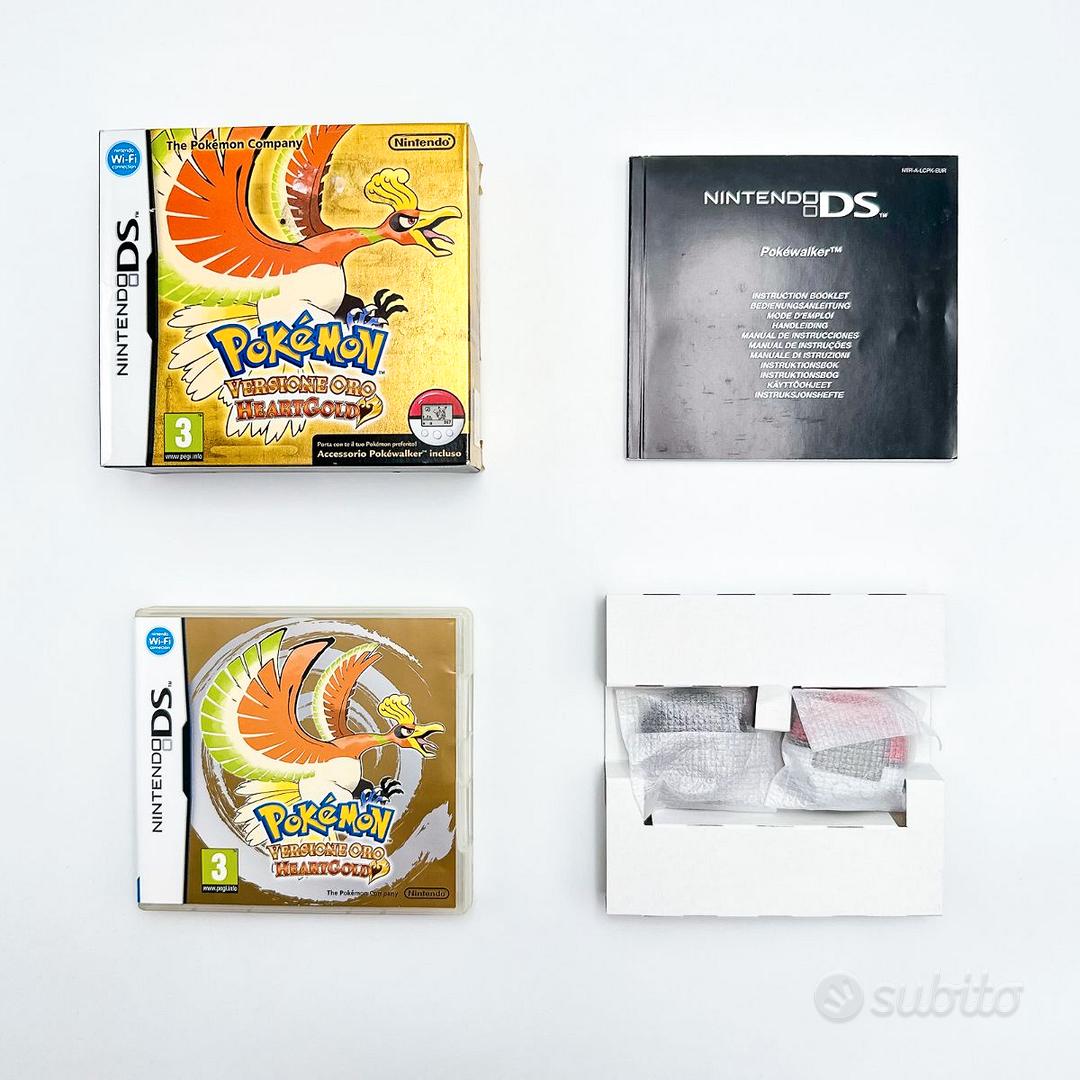 Pokémon Oro HeartGold Box + Pokéwalker DS 3DS ITA - Console e Videogiochi  In vendita a Padova