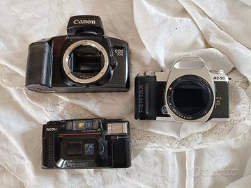 kit fotocamere Canon Pentax Ricoh 