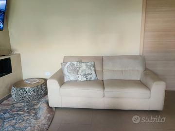 Divano color lino sfoderabile