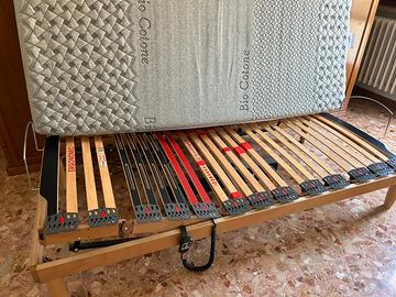 Rete a doghe elettrica e materasso ortopedico