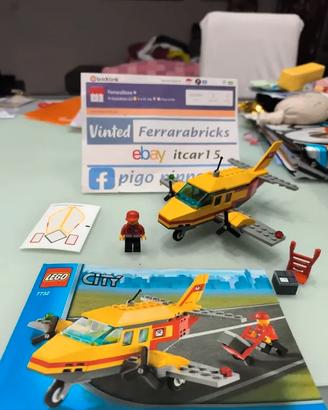 LEGO 7732 aereo servizio postale posta City