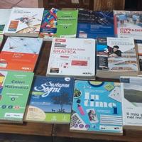 libri scuola superiore, industriale e generici